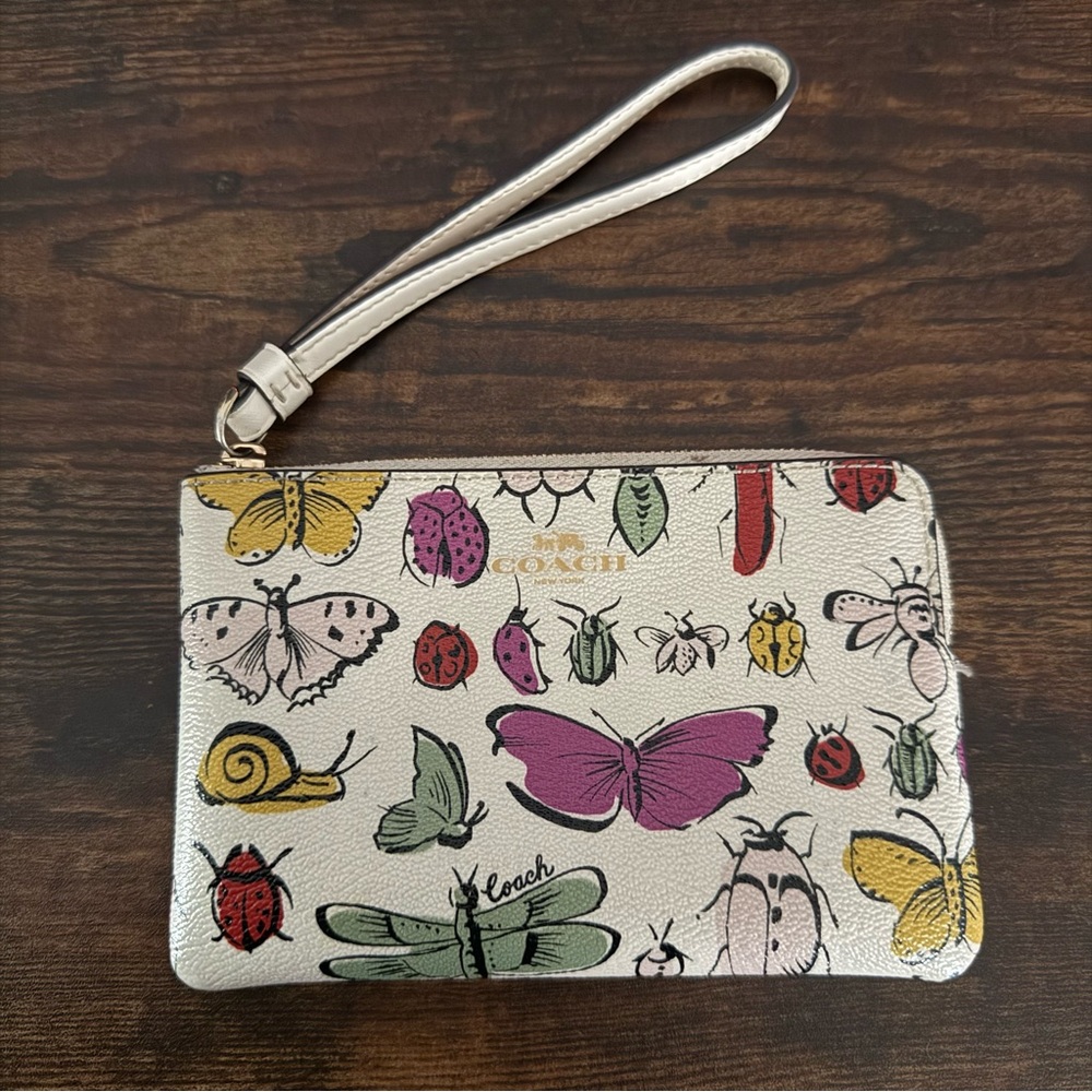Coach Creature Print Wristlet